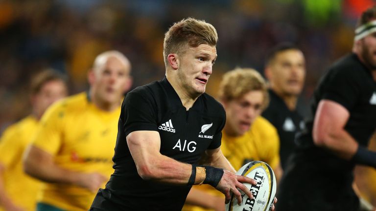 Damian McKenzie shone on his first Rugby Championship start for the All Blacks at full-back