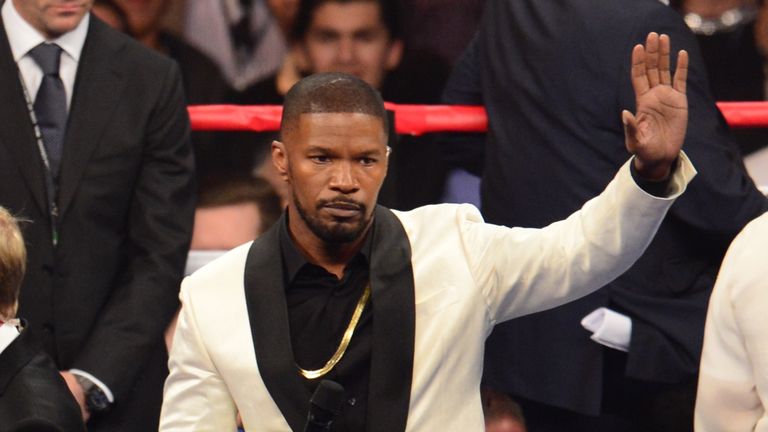 Hollywood stars such as Jamie Foxx are likely to watch the fight live
