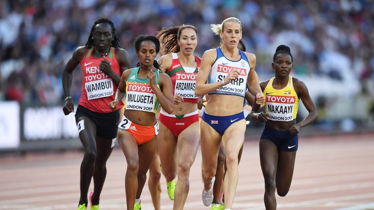 Lynsey Sharp is through to the 800m semi-finals