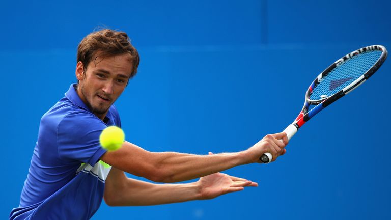 Daniil Medvedev edged past Reilly Opelka at the Citi Open 