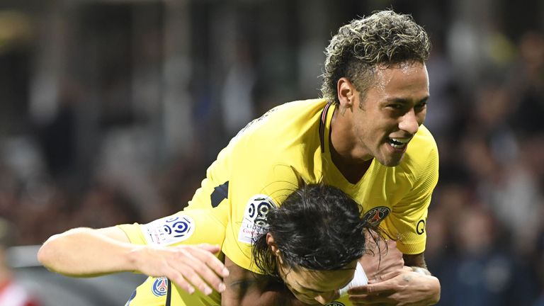 Neymar enjoyed a successful PSG debut on Sunday
