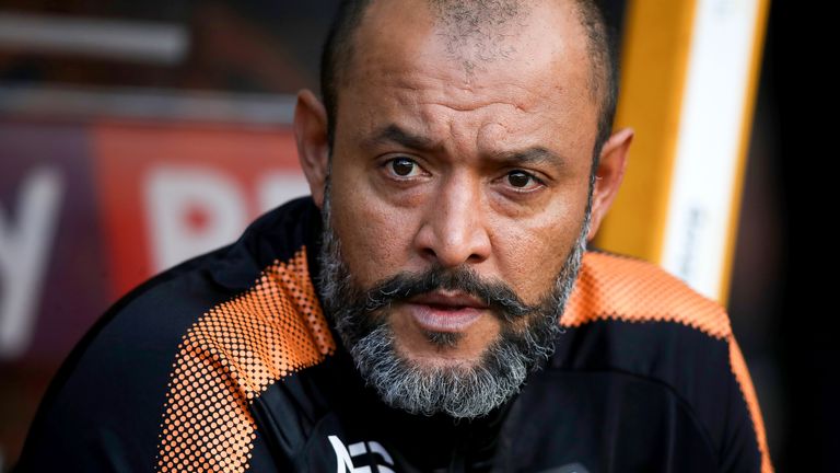 Wolves head coach Nuno Espirito Santo worked with Rafa Mir at Valencia