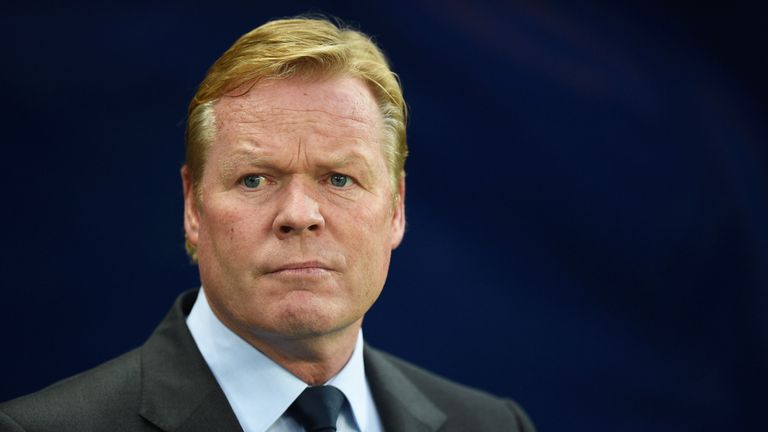 Ronald Koeman has issued an apology to Everton's fans