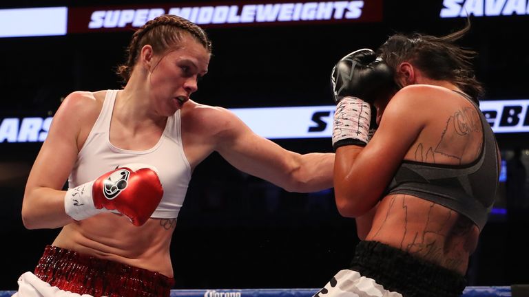 Savannah Marshall was supported by Sky after the London Olympics