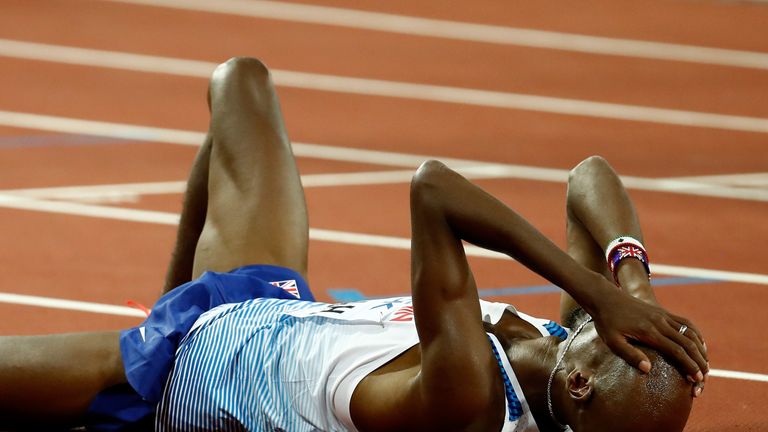 He had collapsed in tears after missing out on gold