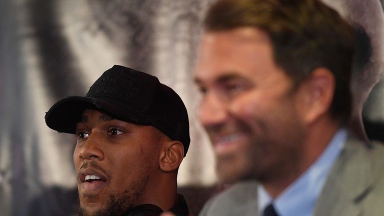 Anthony Joshua vs Joseph Parker is 'achievable' Eddie-hearn-anthony-joshua-boxing_4097794