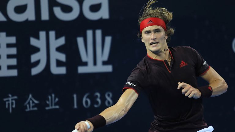 Alexander Zverev suffered a straight sets defeat at the Shenzhen Open