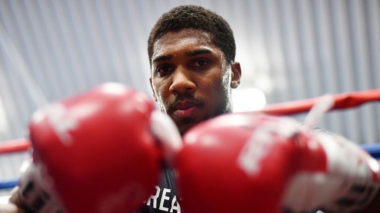 Anthony Joshua has been preparing for his world title fight with Carlos Takam this Saturday night, live on Sky Sports Box Office