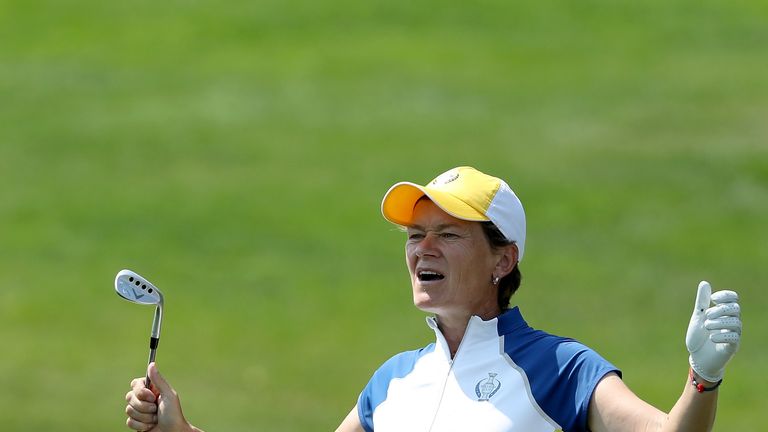 Solheim Cup captain Catriona Matthew will play in a mixed team with Ryder Cup skipper Thomas Bjorn