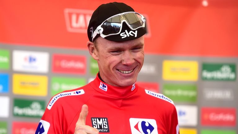 Froome took the lead on stage three of the Vuelta and did not look back