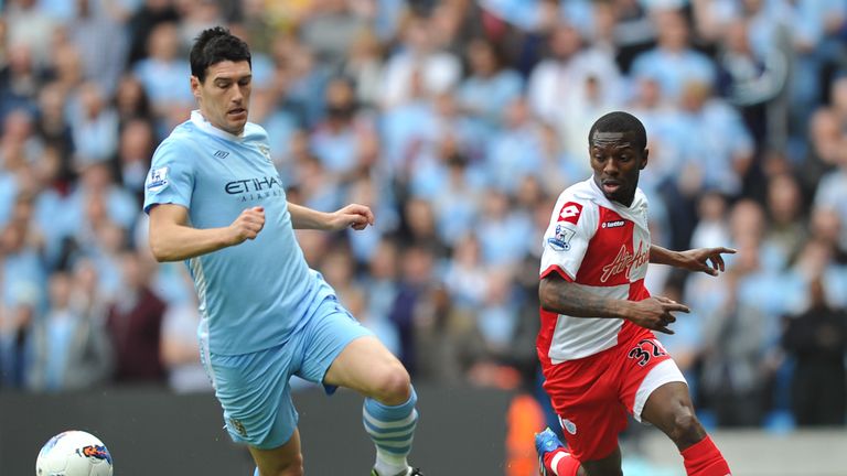 Barry played 69 minutes in Man City's famous title-winning victory over QPR