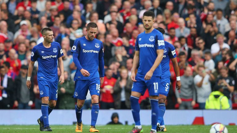 Everton have secured just two league wins since the season started