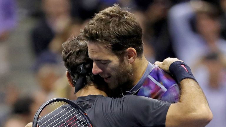 Del Potro and Federer played out a memorable final in 2009 and Del Potro was again the victor in New York