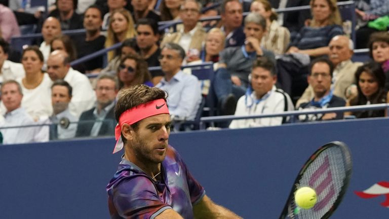 Del Potro will next face Rafael Nadal in the last four