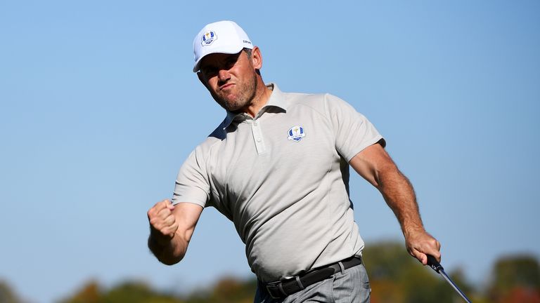 Lee Westwood is one short of matching Nick Faldo's record number of appearances