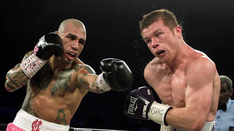 Miguel Cotto (left) will call time on his boxing career after his next fight