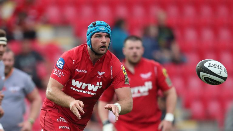 Second Row Tadgh Beirne has been in magnificent form for the Welsh region