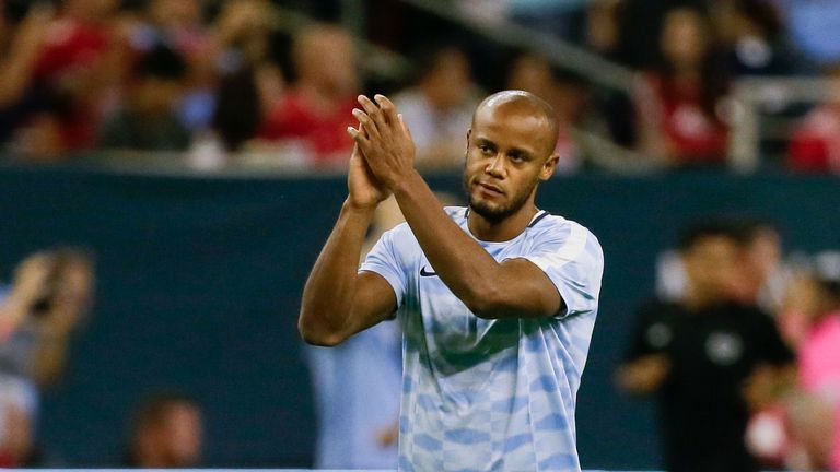 Vincent Kompany is 'much better' but still not available for selection, according to Pep Guardiola