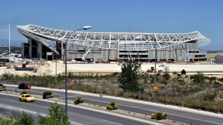 The Wanda Metropolitano Stadium
