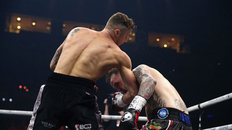 Zach Parker set up a British title challenge by beating Luke Blackledge