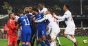 Brawl mars Everton clash