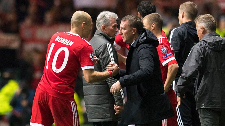 Brendan Rodgers was encouraged by Celtic's display despite their 2-1 defeat to Bayern Munich