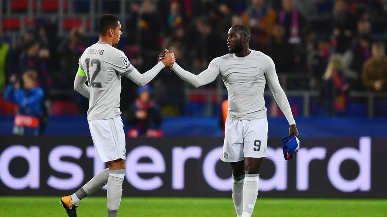 Romelu Lukaku (right) has made a goal scoring start to his Manchester United career