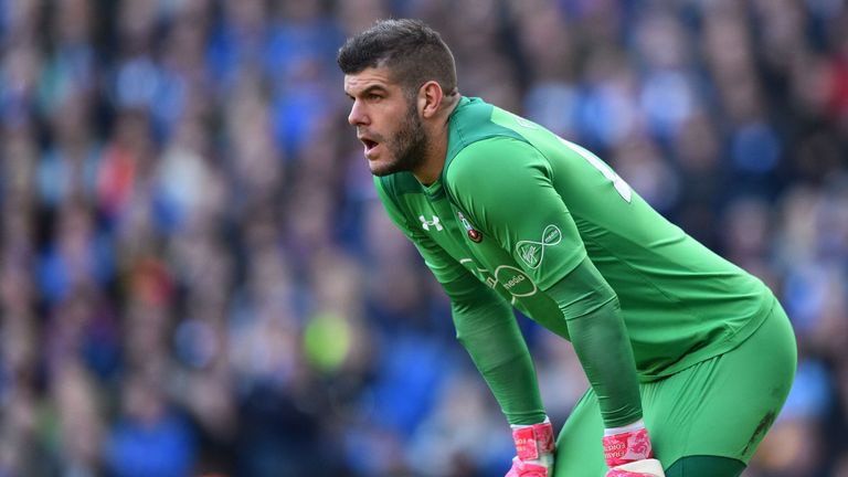 Fraser Forster has conceded half as many league goals (11) as Joe Hart (23), Jack Butland (22) and Jordan Pickford (22)