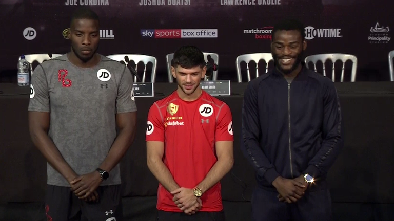 Lawrence Okolie, Joe Cordina and Joshua Buatsi are in the paid ranks
