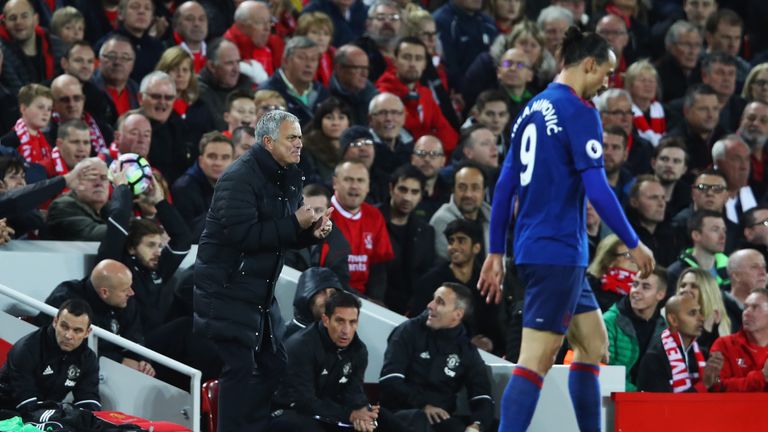 Mourinho says his players should relish the atmosphere at Anfield