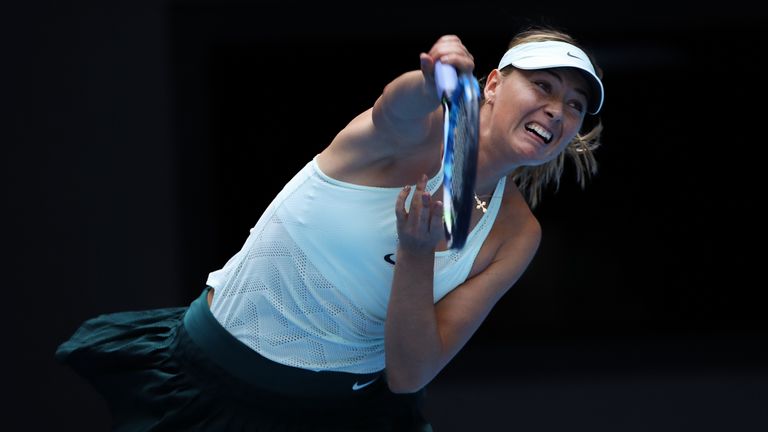 Maria Sharapova remain on course to win the Tianjin Open