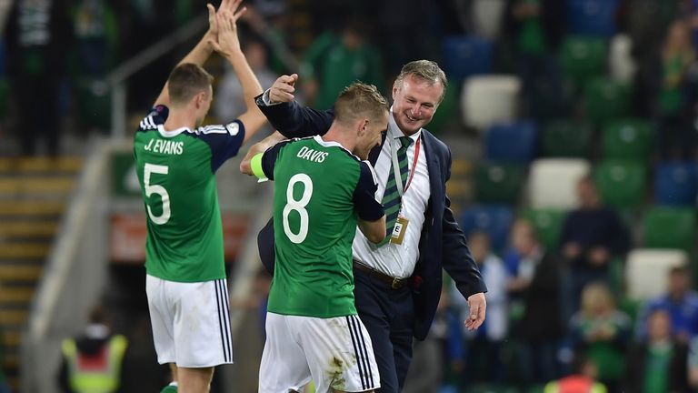 Michael O'Neill will be hoping for a favourable draw for Northern Ireland on Tuesday