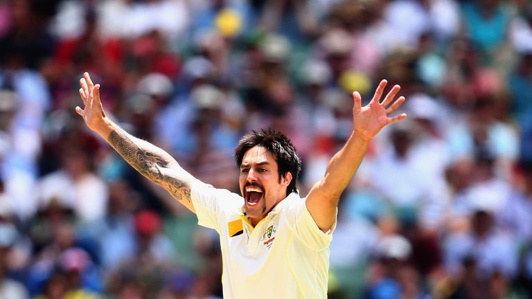 Mitchell Johnson was the star performer when the Ashes were last contested in Australia