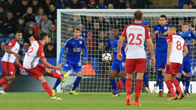 Leicester drew 1-1 with West Brom on Monday Night Football