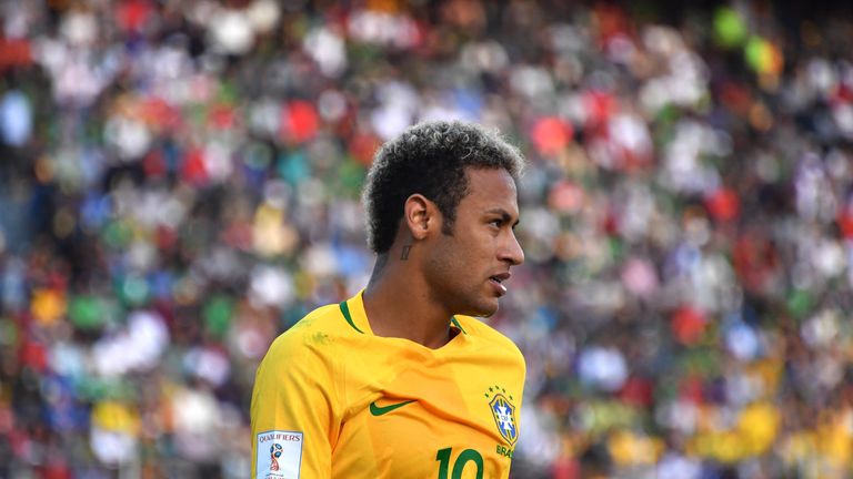 Bolivia 0-0 Brazil: Visitors held after fine Carlos Lampe display Skysports-neymar-brazil-bolivia_4120665