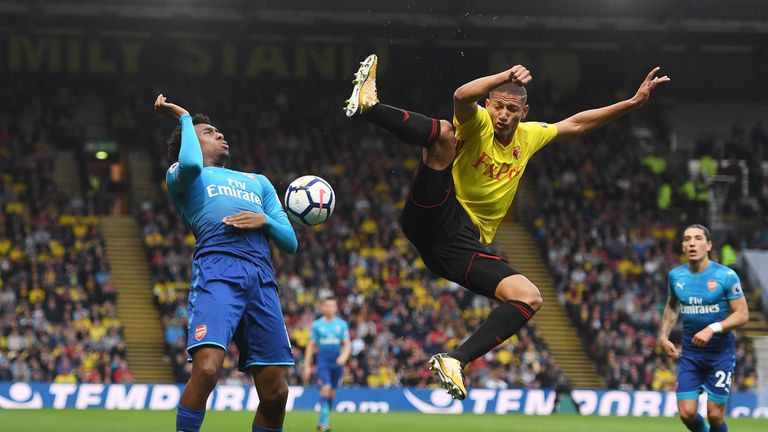 Richarlison (R) has made a flying start to life in the Premier League