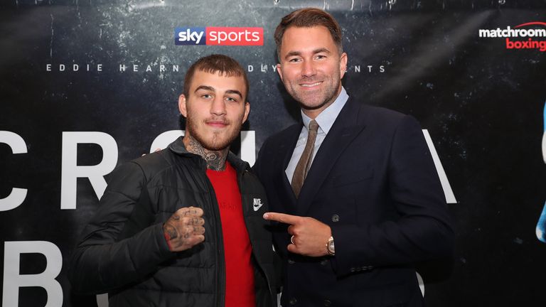 Eggington is hoping to take advantage of Matchroom Boxing and Eddie Hearn's new American venture