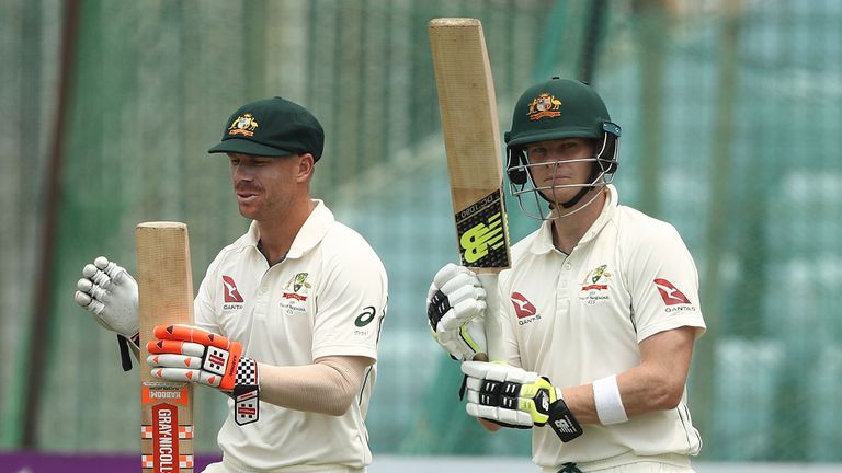 Removing David Warner and Steve Smith early will expose the 'cracks' in the Aussie batting line-up, says Cork