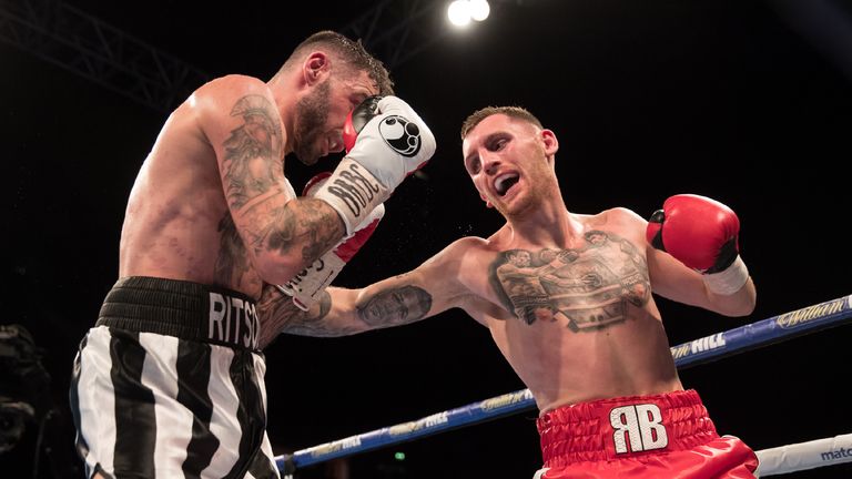 Robbie Barrett fights back off the ropes