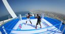 WATCH: AJ hits world's highest ring