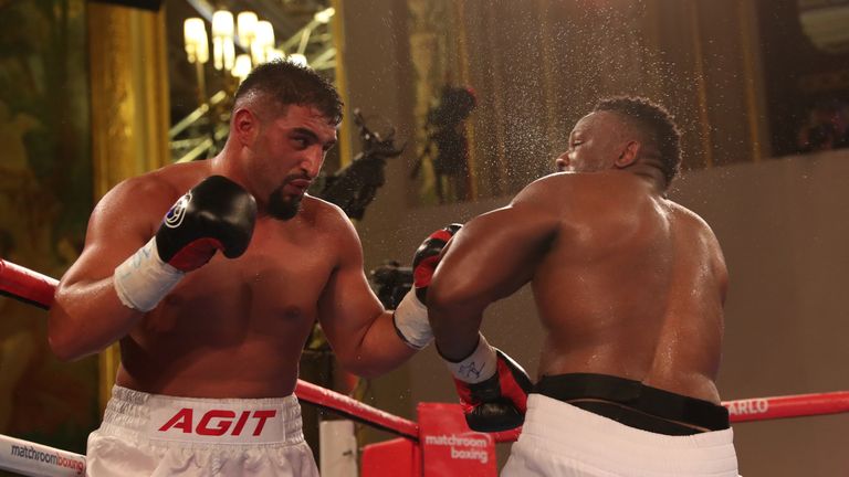 Kabayel made a confident start to the fight in Monte Carlo