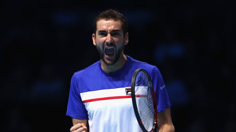 Marin Cilic claimed the opening set