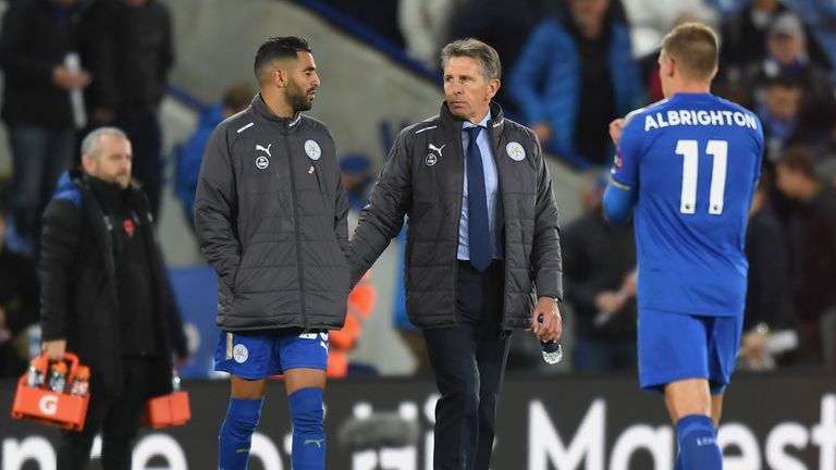 Riyad Mahrez has impressed in the first two games of Puel's reign