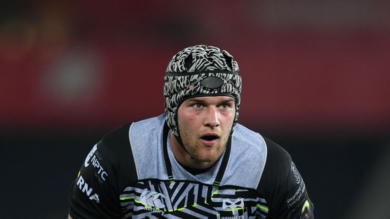Ospreys star Dan Lydiate was injured on New Year's Eve and could miss start of Six Nations