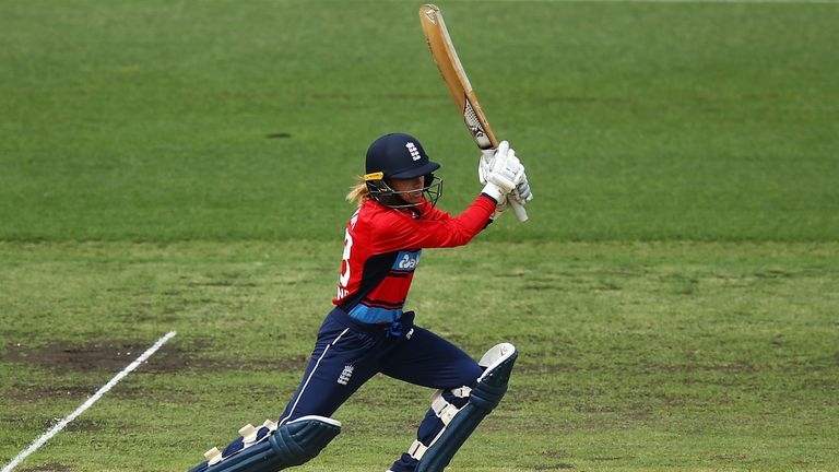 Danni Wyatt is the first Englishwoman to score a T20 hundred