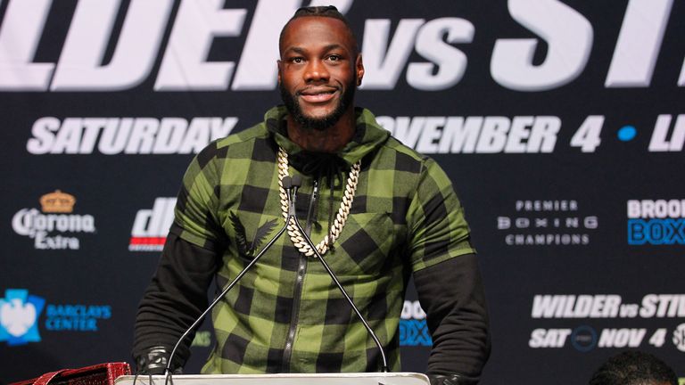 WBC champion Deontay Wilder has agreed to watch Joshua from ringside