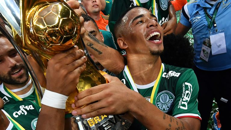 Tite says the foundations for Jesus' success were laid by Palmeiras in his homeland
