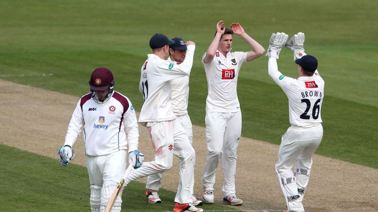 George Garton has impressed Dominic Cork in county cricket
