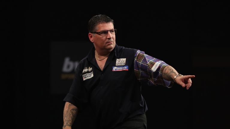 Gary Anderson is into the last four of the event for a fifth time