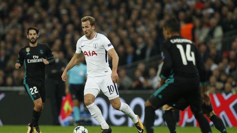 Harry Kane started the game after a late fitness test